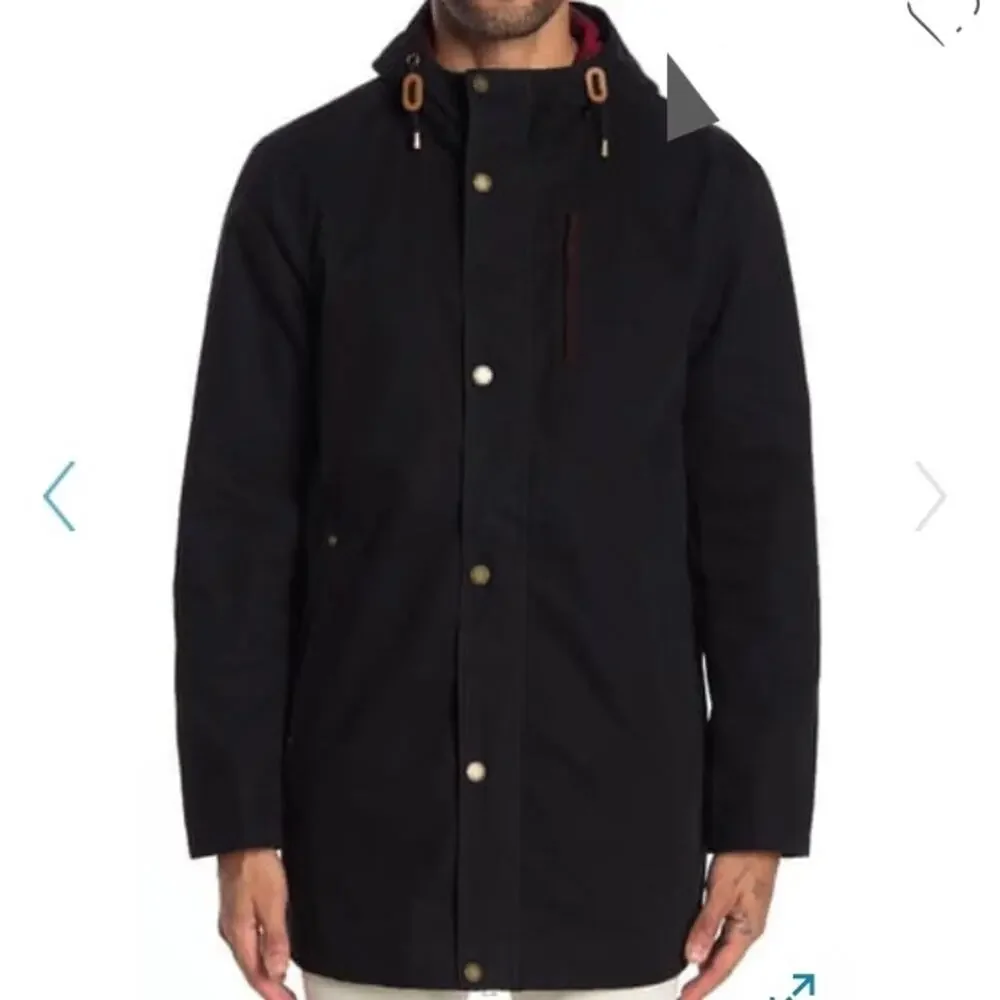 PENDLETON Black Hawk Hooded Zip Canvas Jacket